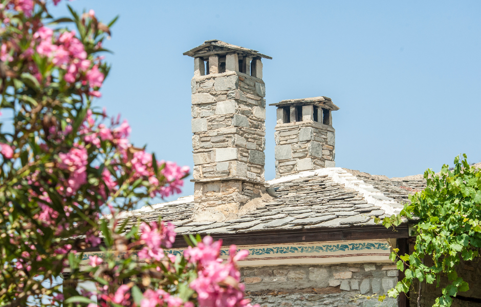 Chimney repair service with professional masonry work, fixing cracks and ensuring safety.